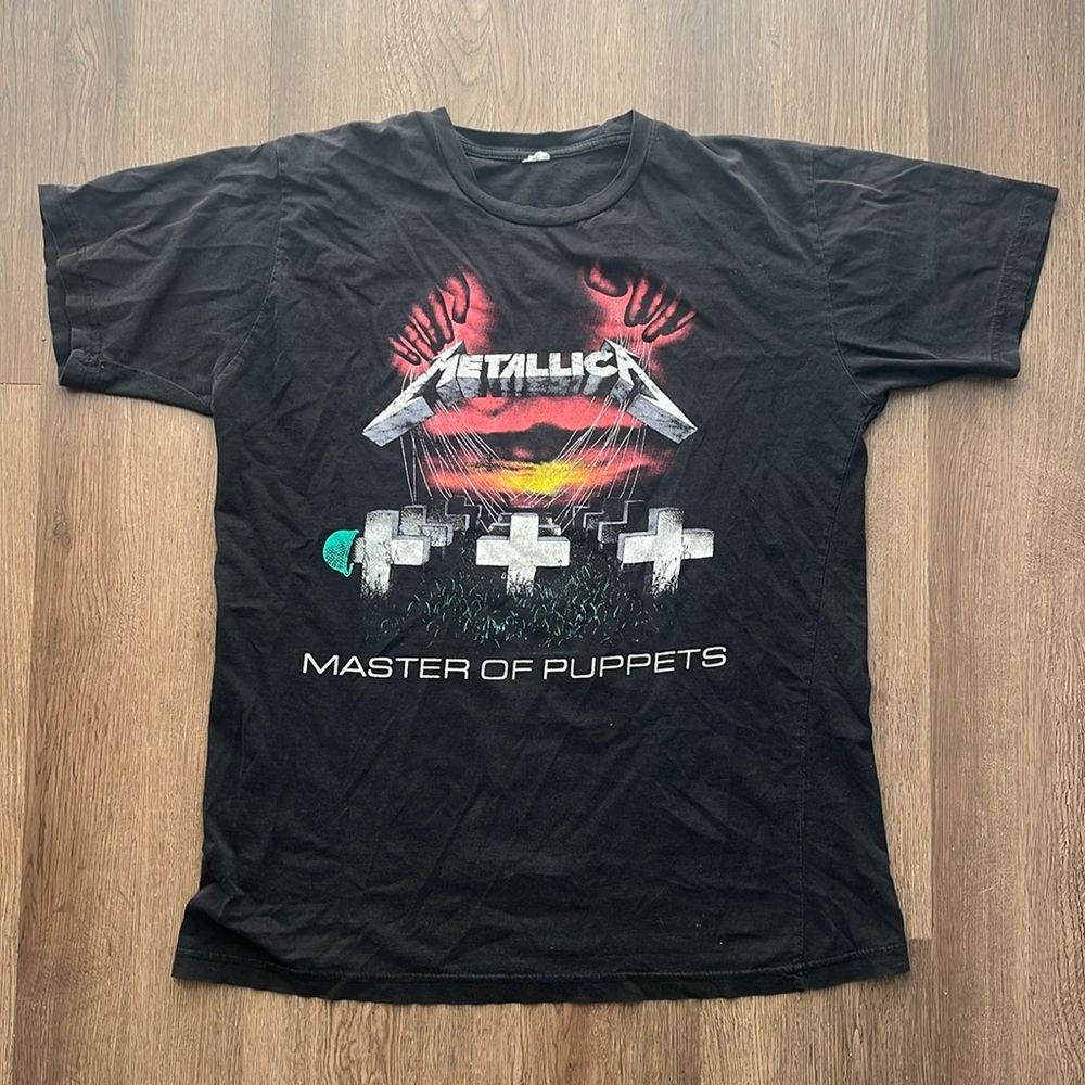 Vintage Metallica Master of Puppets T-Shirt Size Large